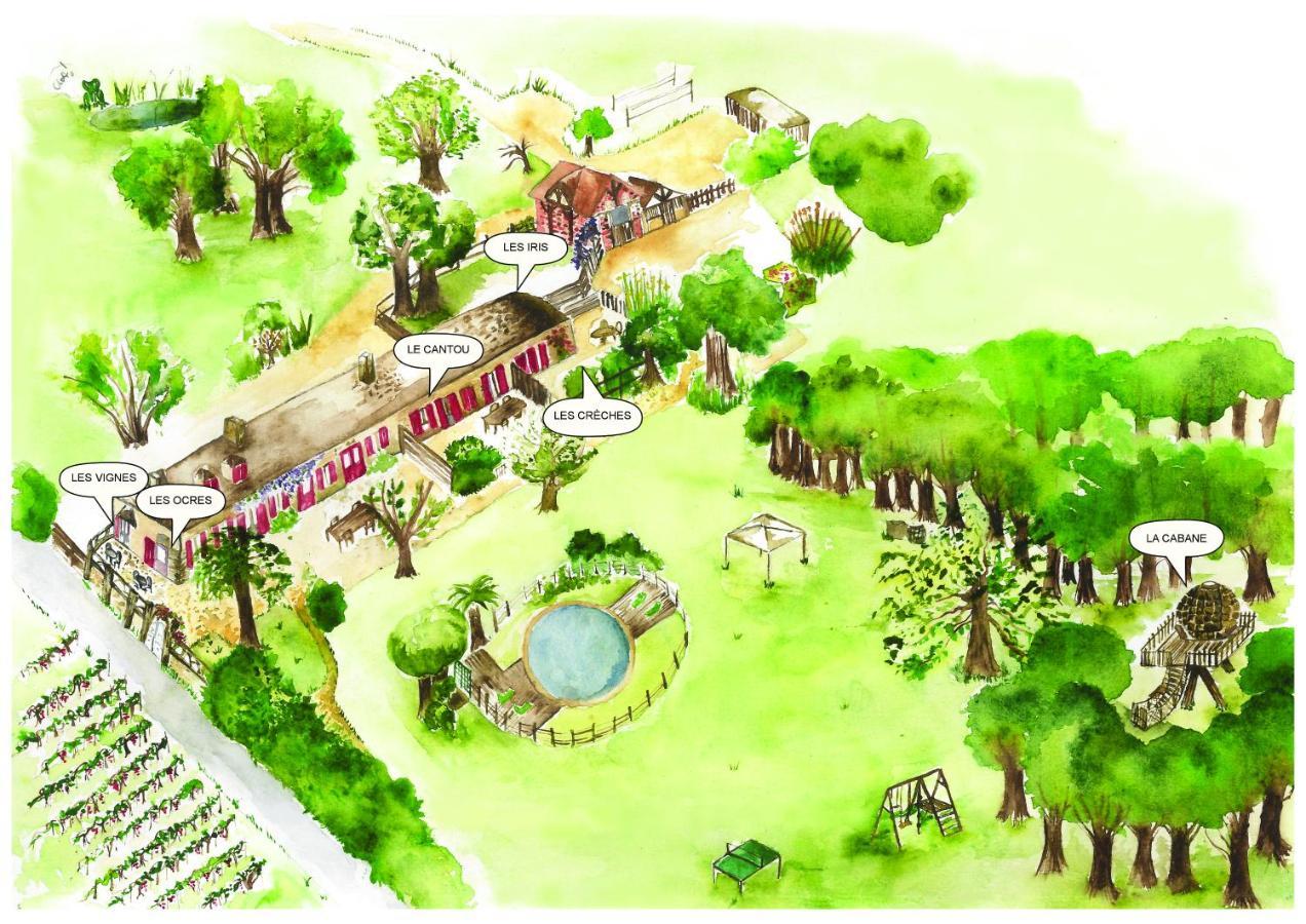 Du Vert & Du Bon Air - Linge Maison Inclus - Parking Prive Gratuit - Centre Ville Bergerac 10Mn - Domaine Bellevue Cottage En Perigord Lembras Eksteriør bilde